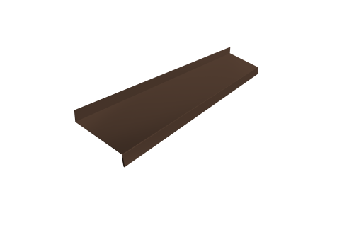 Отлив простой 150 0,45 Drap RAL 8017 шоколад (2м)