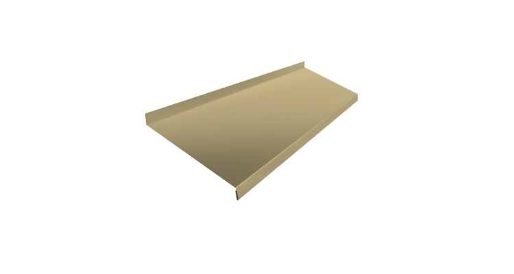 Отлив простой 200 0,45 PE с пленкой RAL 1014 слоновая кость (2м)