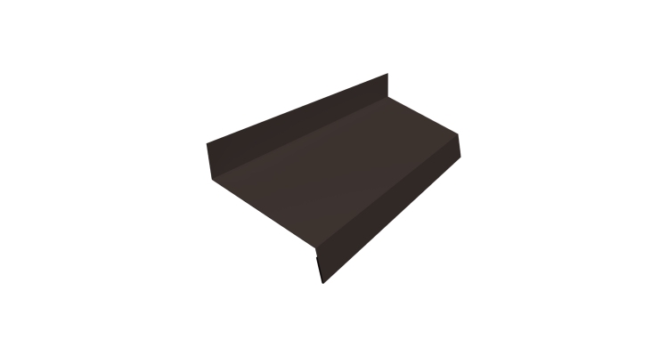 Отлив простой 50 0,5 Velur X RR 32 темно-коричневый (2м)