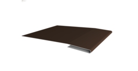 Планка начальная 0,45 PE с пленкой RAL 8017 шоколад (2м)