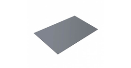 Плоский лист 0,4 PE RAL 9006 бело-алюминиевый