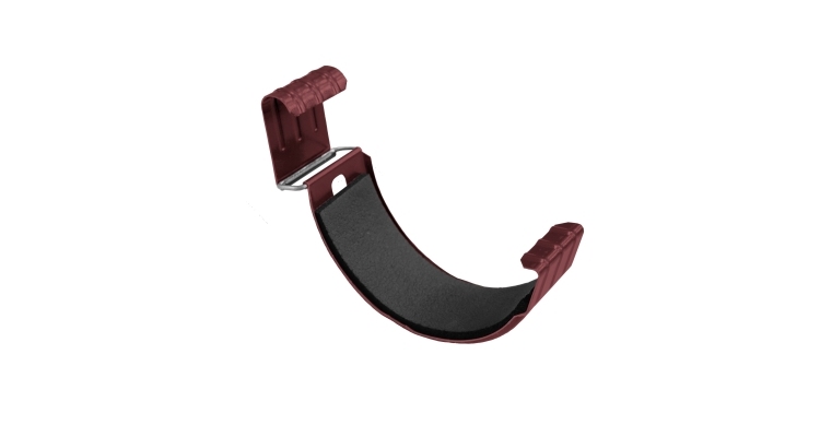 Соединитель желоба Grand Line 125 мм PU RAL 3005 красное вино