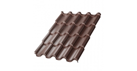 Металлочерепица Металл Профиль Монтерроса-XL NormanMP (ПЭ-01-8017-0.5)