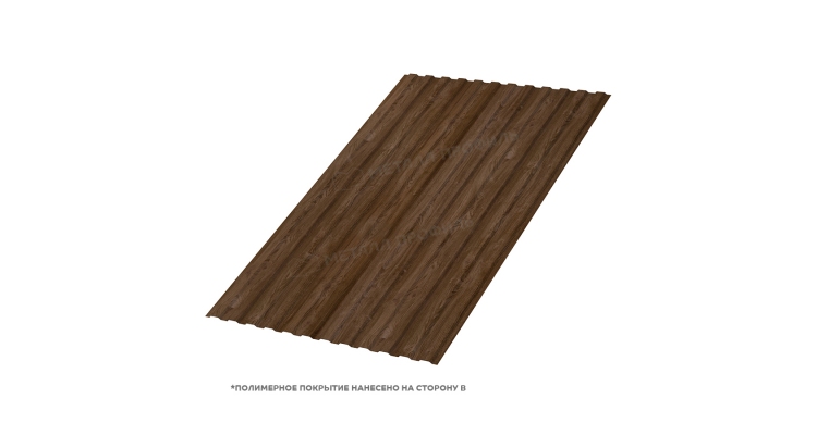 Профлист МП-10x1100-B (ECOSTEEL_MA-01-МореныйДуб-0,5)