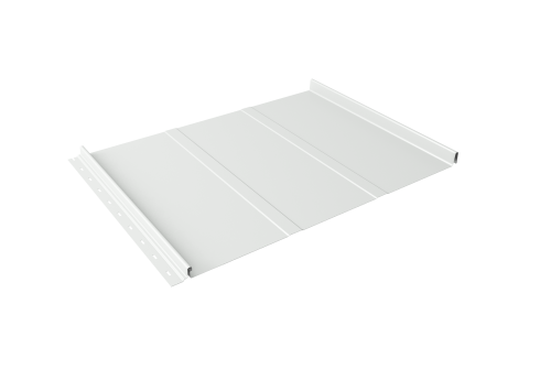 Кликфальц Line Grand Line 0.45 Drap TX с пленкой на замках RAL 9003 сигнальный белый