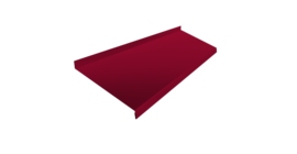 Отлив простой 250 0,45 PE с пленкой RAL 3003 рубиново-красный (3м)