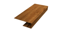 J-Профиль 12мм 0,45 Print Premium Golden Wood Fresh TwinColor (3м)