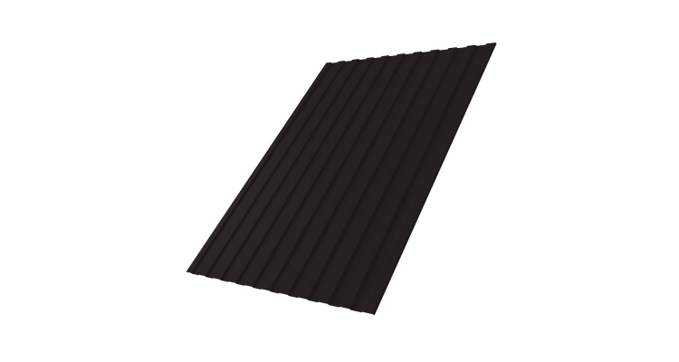 Профнастил С8A 0,5 Satin Matt TX RAL 9005 черный