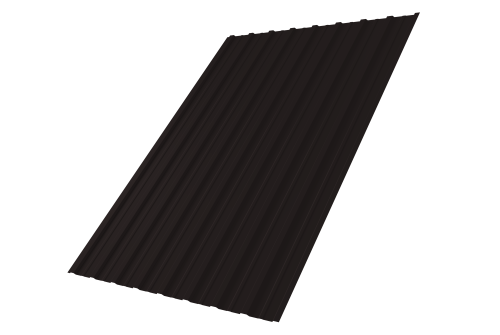 Профнастил С10A 0,5 Velur X RAL 9005 черный