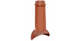 Выход вентиляции Krovent Pipe-VT красно-коричневый