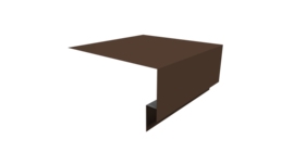 Планка околооконная сложная Блок-хаус new 200х75х27 0,45 Drap TX RAL 8017 шоколад (2м)