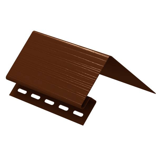Околооконная планка сайдинга 3050 ЮП (уп 10 шт), цвет коричневый
