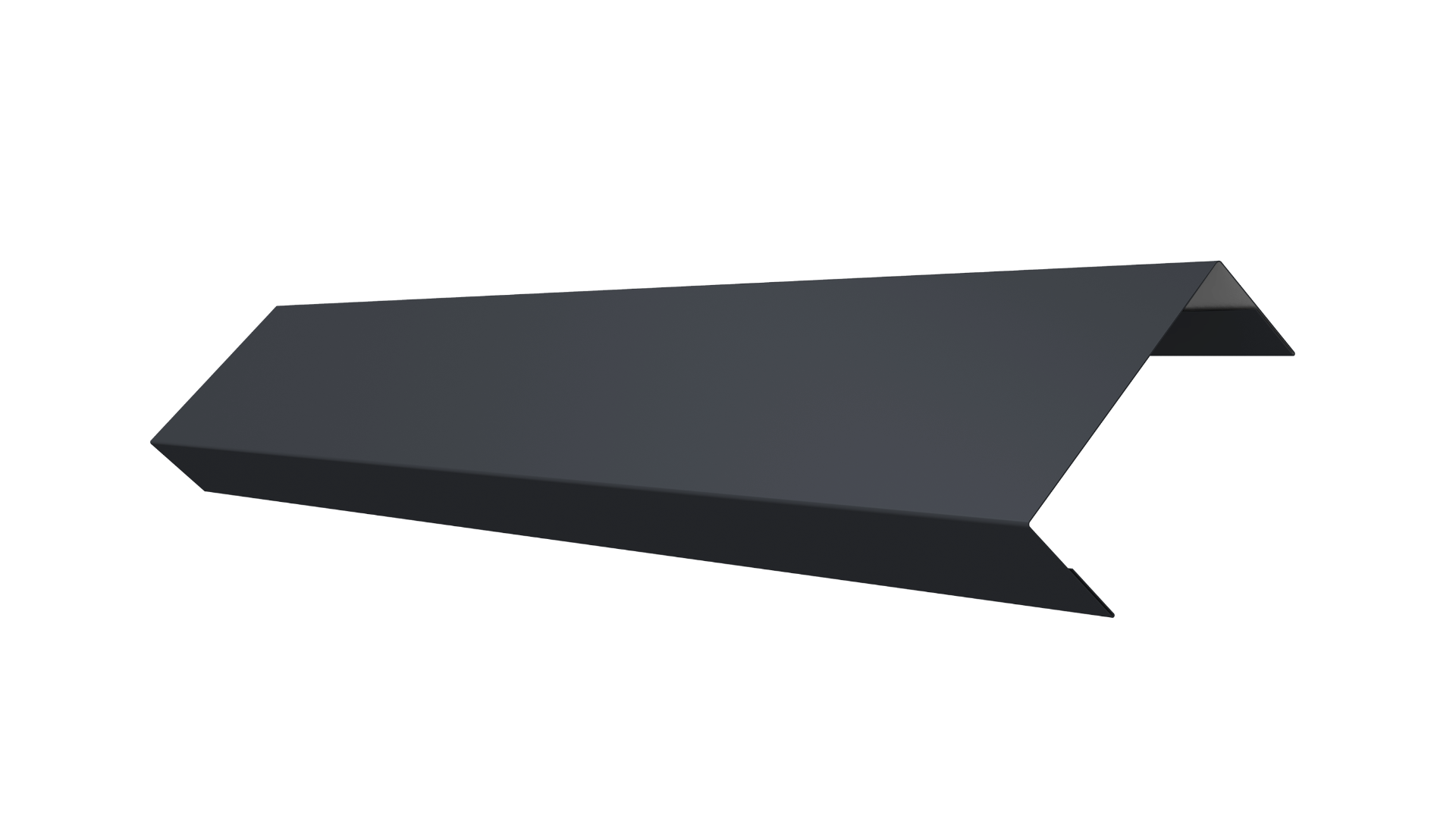 Ламель обратная 50 забора жалюзи Texas 0.5 Satin Matt с пленкой RAL 7024 мокрый асфальт