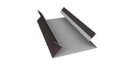 Планка угла внутреннего составная верхняя 0,45 Drap ST RR 32 темно-коричневый (3м)
