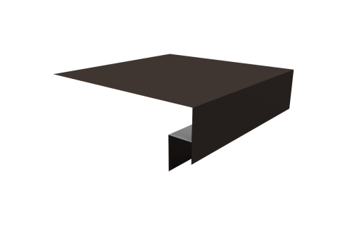 Планка околооконная сложная Экобрус Grand Line 200х50х25 0,5 Drap TX RR 32 темно-коричневый (2м)