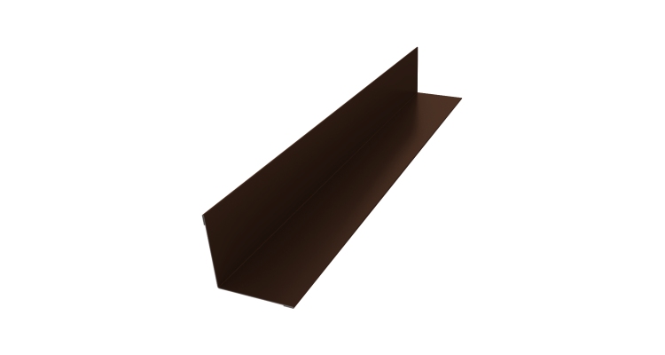 Угол внутренний 50х50 0,5 Drap TX RAL 8017 шоколад (2м)