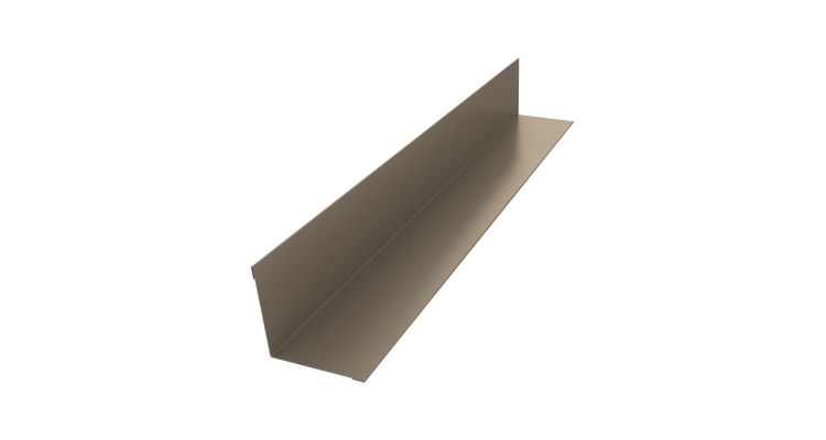 Угол внутренний 30х30 0,5 Satin с пленкой RAL 1015 светлая слоновая кость (3м)