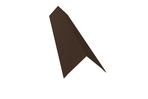 Угол внешний 110х110 0,45 Drap TX RAL 8017 шоколад (2м)