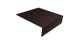 Планка лобовая/околооконная простая 190х50 0,5 Drap RR 32 темно-коричневый (2м)