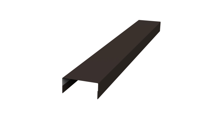 Крышка 30х15 жалюзи Texas 0,5 Satin RR 32 темно-коричневый (2,5м)