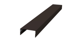 Крышка 30х15 жалюзи Texas 0,5 Drap RR 32 темно-коричневый (2м)