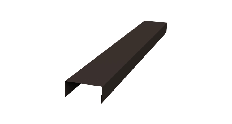 Крышка 30х20 жалюзи Texas 0,45 Drap-double TX RR 32 темно-коричневый (2,5м)