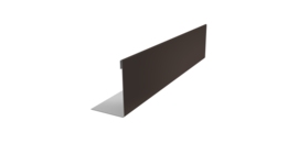 Нащельник 150 Texas 25х35 0,5 Rooftop Бархат RR 32 темно-коричневый (L1,5)