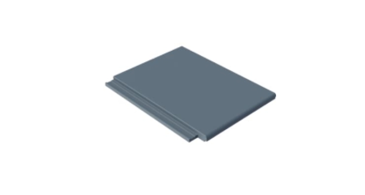 Рядная черепица Braas Тегалит графит