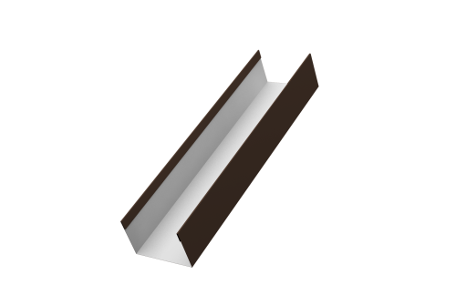 Стойка жалюзи Milan,Tokyo 0,5 Satin RAL 8017 шоколад (2м)