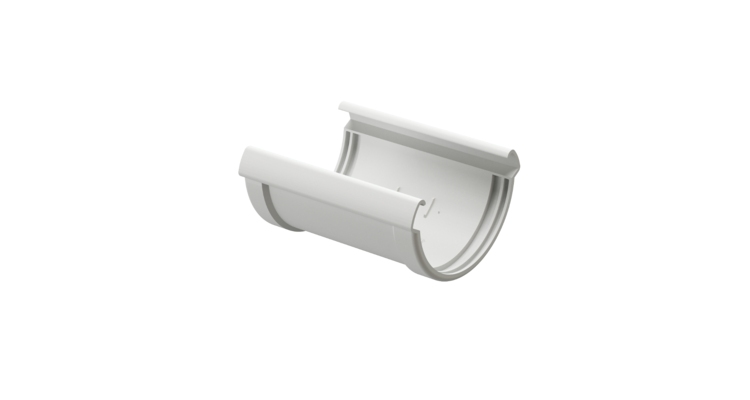 Соединитель желобов Lux, пломбир